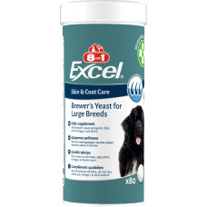 Вітаміни 8в1 Excel - Brewer's Yeast, для великих собак з пивними дріжджами та часником