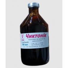 Чиктонік, 100 мл, (Invesa) комплексний вітамінно-амінокислотний препарат для с/г тварин та птиці