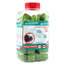 Лускунчик у брикетах з ароматом арахісу, 320 г (засіб від гризунів)