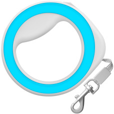 Повідець-рулетка WAUDOG R-leash, до 40 кг/2,9 м, світловідбивна стрічка