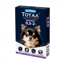 SUPERIUM Total антигельмінтні таблетки тотального спектру дії для собак від 05 кг до 2 кг