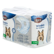 Підгузки для собак (Trixie), розмір, S–M, 28–40 см (12 шт)