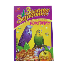 ЗОЛОТЕ Зернятко корм для папуг "Коктейль" 500гр