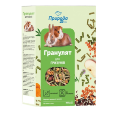 Корм Гранулят для гризунів 500 гр Природа
