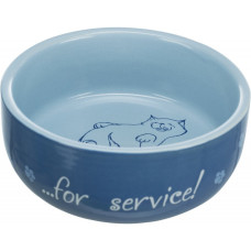 Миска керамічна "Thanks for Service" 0,3л/11см (Blue) TX-24793