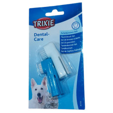 Набір для догляду за зубами, зубна та масажна насадка на палець (TRIXIE TX-2550)
