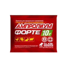 Ампроліум Форте 30% кокцидіостатик для птахів, кроликів, овець, пакетик 10 г OLKAR