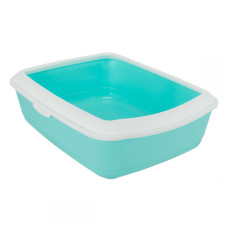 Туалет для кішок із рамкою Trixie "Classic Litter Tray" м'ятний 37*15*47 см (TX-40181)