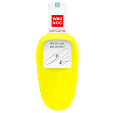 Поїлка-насадка на пляшку WAUDOG Silicone, жовта, 165х90 мм