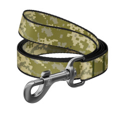 Повідець WAUDOG Nylon, малюнок "Мілітарі", ширина - 25 мм, довжина 122см