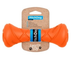 Ігрова гантель для апортировки PitchDog, довжина 19 см, діаметр 7 см помаранчевий