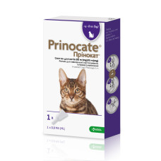 Краплі від блох та кліщів Prinocate для котів 4-10 кг (0,8мл)