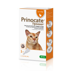 Краплі від блох та кліщів Prinocate для котів до 4 кг (04мл)