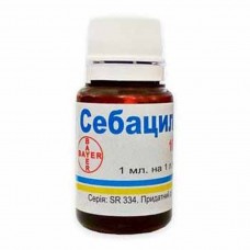 Себацил флакон 10 мл (пластик) для знищення ектопаразитів у с/г тварин